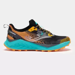 Oferta de Zapatillas trail Tundra 25 hombre negro naranja por $1499 en Joma