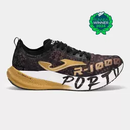 Oferta de Zapatillas running R1000 24 Maratón De Oporto unisex negro por $3999 en Joma