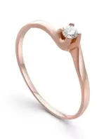 Oferta de Anillo Compromiso Oro Rosa Diamante 10 Puntos FD4065R-10 por $10614 en Joyerías Bizzarro