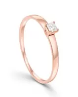 Oferta de Anillo Compromiso Oro Rosa Diamante 9 Puntos FD4591R-9 por $9379 en Joyerías Bizzarro