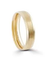 Oferta de Argolla De Oro Amarillo 14K 5mm Confort 61505 por $9890 en Joyerías Bizzarro