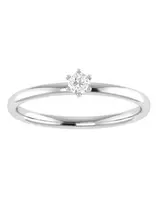Oferta de Solitario De Oro Blanco 14K Con 10Pts Diamante SURAJ214-1ANB por $10823 en Joyerías Bizzarro