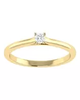 Oferta de Solitario De Oro Amarillo 14K Con 15Pts Diamante SURAJ213-2ANA por $13523 en Joyerías Bizzarro