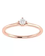 Oferta de Solitario De Oro Rosa 14K Con 10Pts Diamante SURAJ211-1ANR por $11123 en Joyerías Bizzarro