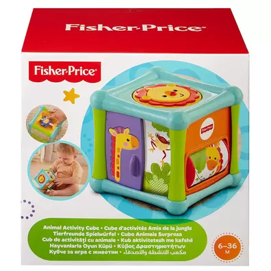 Oferta de FISHER PRICE CUBO ANIMALITOS DE ACTIVIDADES BFH80 por $136.5 en Juguetibici