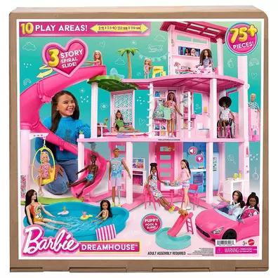 Oferta de Barbie Nueva Casa de los Sueños HMX10 por $2999 en Juguetibici