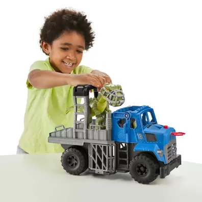 Oferta de FISHER PRICE IMAGINEXT JURASSIC WORLD TRANSPORTADORA DE DINOSAURIOS GVV50 por $1169.22 en Juguetibici