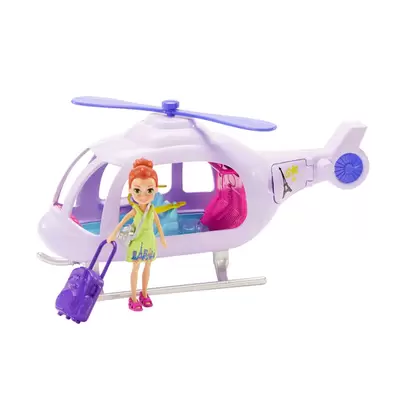 Oferta de POLLY POCKET SÚPER HELICÓPTERO DE VIAJE GKL59 por $373.62 en Juguetibici