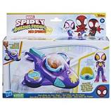 Oferta de Hasbro Spidey Ghost Spider con Planeador F7254 por $529.5 en Juguetrón