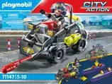 Oferta de Playmobil Rescue Quad Multiterreno 71147 por $239.6 en Juguetrón