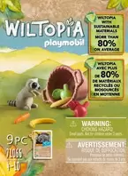 Oferta de Playmobil Wiltopia Mapache 71066 por $39.6 en Juguetrón