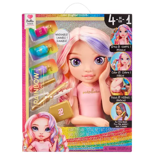 Oferta de Muñeca Rainbow High Styling Head Playset 120889 por $959.25 en Juguetrón