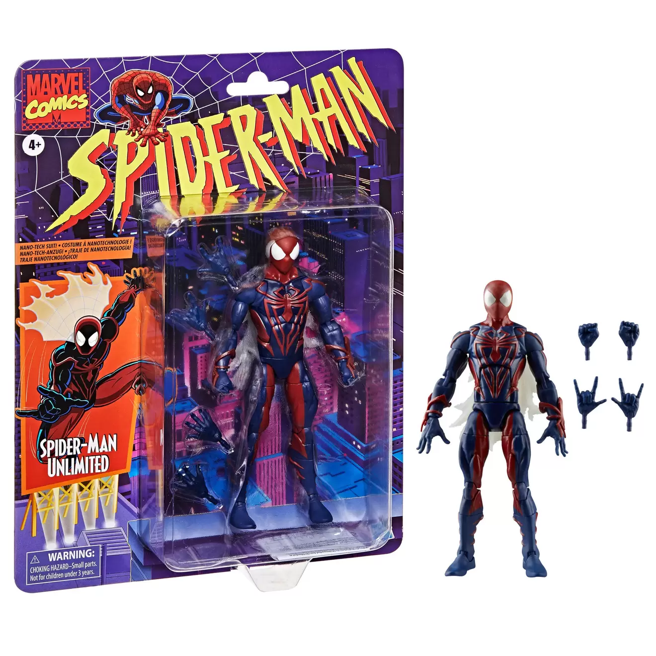 Oferta de Marvel Legends Series Spider-Man Unlimited  Figura inspirada en los cómics G0785 por $650.3 en Juguetrón
