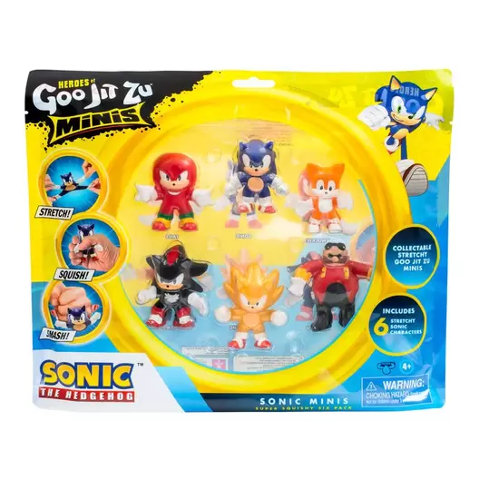 Oferta de Sonic 3 la Película 6 Pack Figura Elásticas por $666.75 en Juguetrón