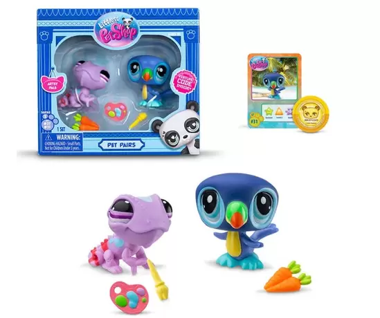 Oferta de Littlest Pet Shop 2 Pack Camaleón y Tucán por $224.25 en Juguetrón