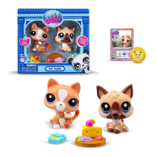 Oferta de Littlest Pet Shop 2 Pack Gato y Perro por $224.25 en Juguetrón