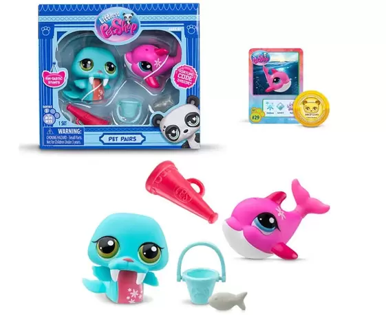 Oferta de Littlest Pet Shop 2 Pack Delfin y Morsa por $224.25 en Juguetrón