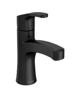 Oferta de Monomando para lavabo Danika negro mate por $3340.8 en Kuroda