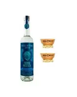 Oferta de Mezcal Tierra Mestiza Ensamble Espadín y Tepeztate 750 ml + 2 Jícaras por $366.05 en La Europea