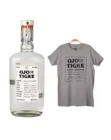 Oferta de Mezcal Ojo de Tigre Espadín Tobala 750ml + T-Shirt por $684.98 en La Europea