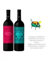 Oferta de Vino Tinto Hacienda San Miguel Syrah 750 ml + Vino Tinto Hacienda San Miguel Cabernet Sauvignon Reserva 750 ml + Alebrije por $1198 en La Europea