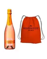 Oferta de Vino Espumoso Mistinguett Cava Brut Rose 750 ml + Mochila por $469 en La Europea