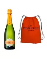 Oferta de Vino Espumoso Mistinguett Cava Brut Nat Bio 750 ml + Mochila por $469 en La Europea