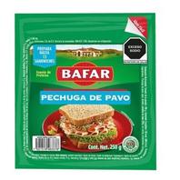Oferta de Pechuga de pavo Bafar 250 g por $53.4 en La gran bodega