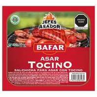 Oferta de Salchicha Bafar para asar con tocino 400 g por $32.6 en La gran bodega