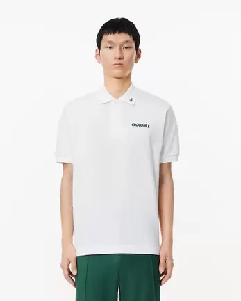 Oferta de Polo con eslogan bordado Original L.12.12 por $2373 en Lacoste