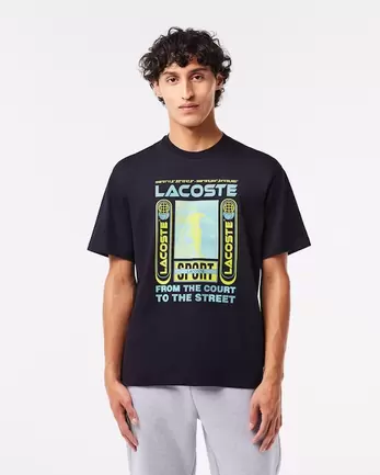 Oferta de Playera relaxed fit con estampado de René Lacoste por $1194 en Lacoste