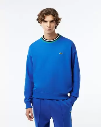 Oferta de Sudadera loose fit de elaboración francesa por $2814 en Lacoste