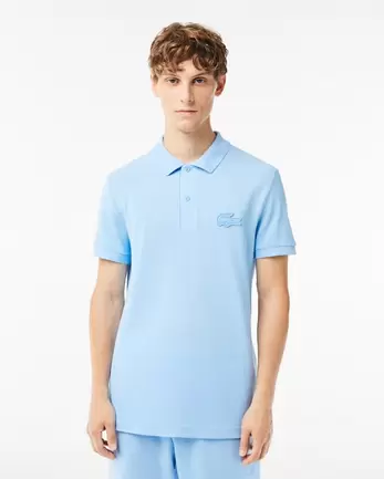 Oferta de Polo regular fit acolchado con insignia del cocodrilo por $1854 en Lacoste