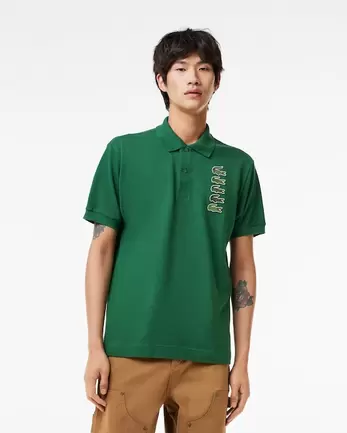 Oferta de Polo de piqué con insignia del cocodrilo por $2214 en Lacoste