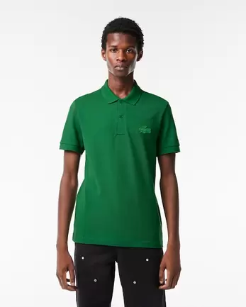 Oferta de Polo regular fit acolchado con insignia del cocodrilo por $1854 en Lacoste