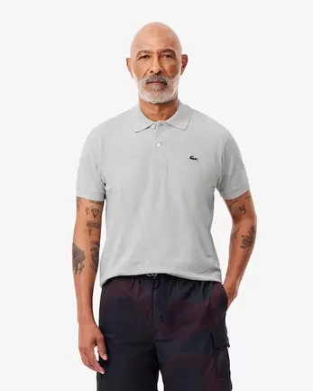 Oferta de Polo jaspeado de corte clásico L.12.12 para hombre por $1953 en Lacoste