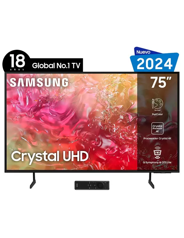 Oferta de Pantalla Smart TV Samsung LED de 75 pulgadas 4K UN75DU7000FXZX por $16.22 en Liverpool