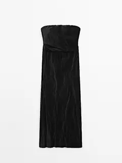 Oferta de Vestido palabra de honor por $3295 en Massimo Dutti