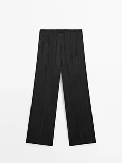 Oferta de Pantalón ancho fluido por $2795 en Massimo Dutti