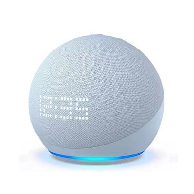 Oferta de Bocina Inteligente con Alexa Echo Dot 5ta Generación Azul con Reloj por $1289 en Mega Audio