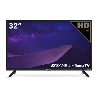 Oferta de Pantalla 32 Pulgadas Sansui Roku TV HD SMX-32D7HR por $3019 en Mega Audio