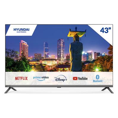 Oferta de Pantalla 43 Pulgadas Hyundai LED Android TV Full HD HYLED4321AIM por $6029 en Mega Audio