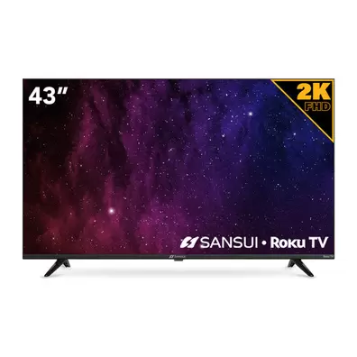 Oferta de Pantalla 43 Pulgadas Sansui Roku TV FHD SMX-43P7FR por $4469 en Mega Audio