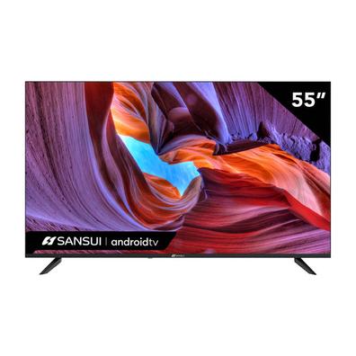 Oferta de Pantalla 55 Pulgadas Sansui DLED Android TV 4K Ultra HD SMX55V1UA por $6749 en Mega Audio