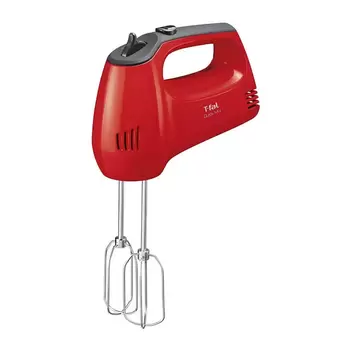 Oferta de Batidora de Mano T-fal Quick Mix 5 Velocidades HT3105-ROJA por $749 en Mega Audio