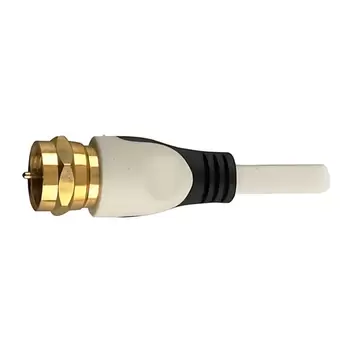 Oferta de Cable Coaxial Rg6 Plano Hdtv 3.3m Blanco RCA Fa-11cx por $299 en Mega Audio
