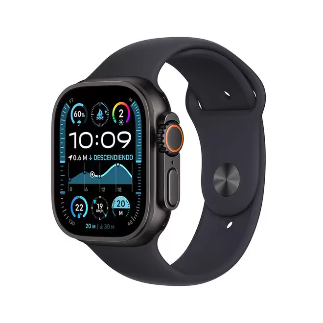 Oferta de Apple Watch Ultra 2 + Cellular Con Caja De Titanio Negro De 49Mm (Seminuevo) por $14999 en Mixup