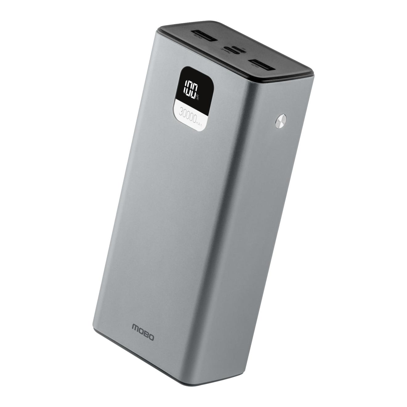 Oferta de Batería Portátil Mobo Boost 30000 Mah Gris 3a/22.5w por $979.3 en Mobo