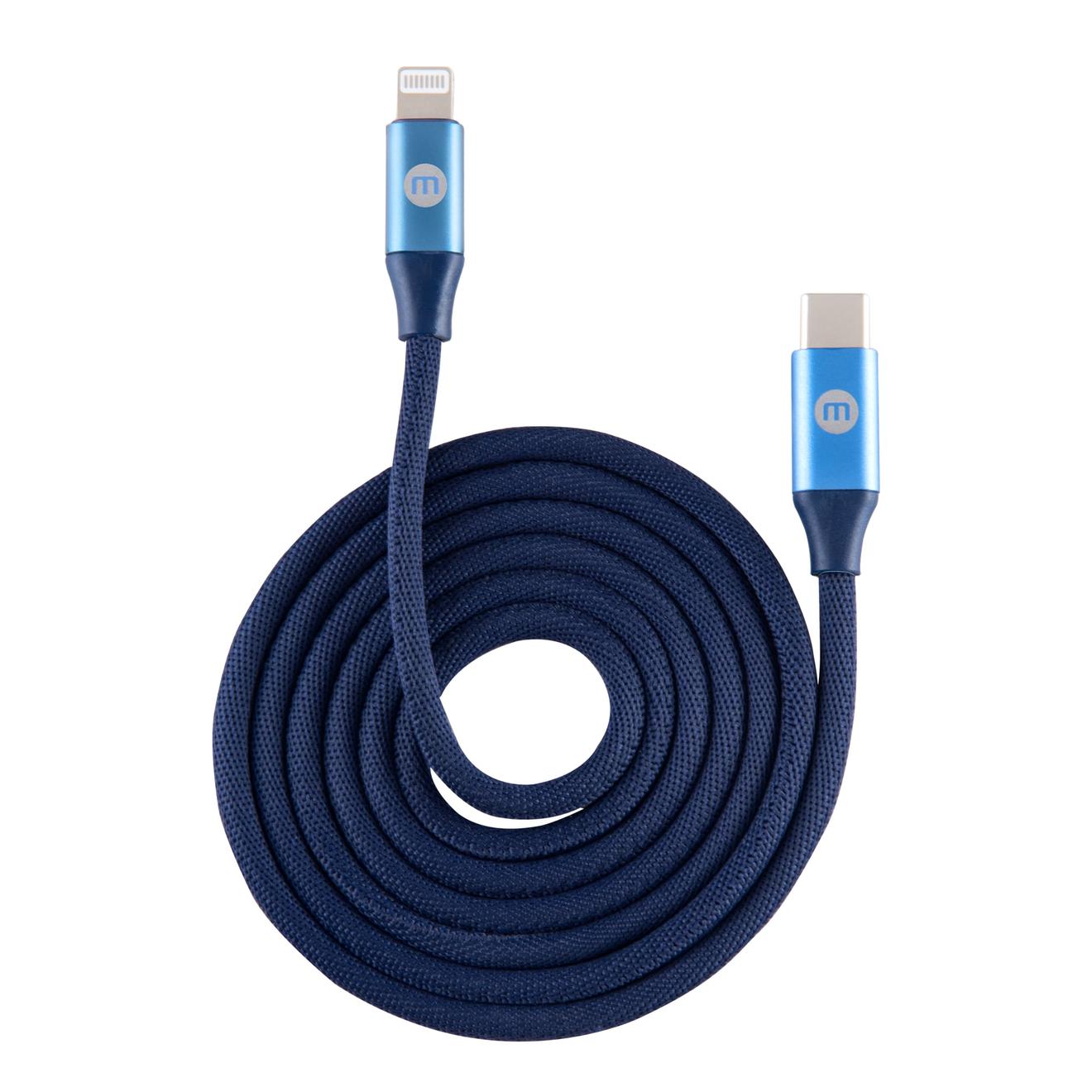 Oferta de Cable Mobo Knit Tipo C A Lightning Azul 1m por $159 en Mobo