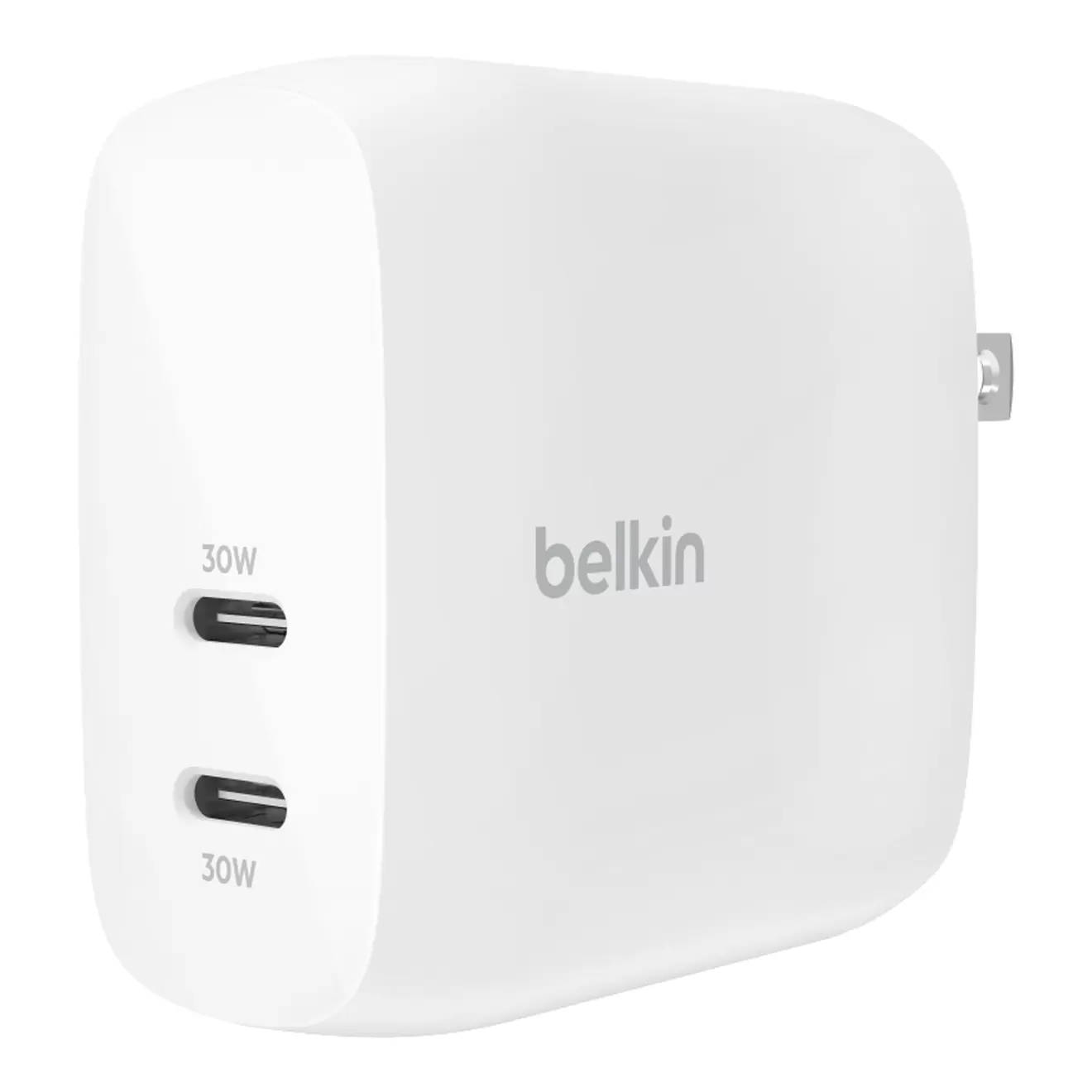 Oferta de Cargador De Pared Belkin 2 Puertos Usb-C Blanco 60w por $749 en Mobo